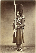Gendarme d'lite en manteau - 1866