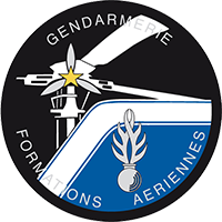 Écusson du commandement des forces aériennes de la gendarmerie nationale.